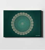 BK Gift Kişiye Özel Kaligrafi Besmele Yazılı Kanvas Tablo 50x70cm 4