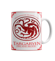 Targaryen House Kupa Bardak Porselen