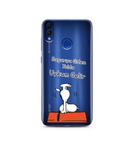 Snoopy Tasarımlı Süper Şeffaf Silikon Telefon Kılıfı Huawei Honor 8C 