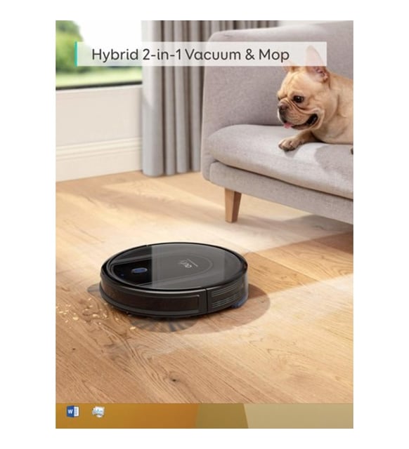 Anker Eufy RoboVac G10 Hybrid - Wi-Fi Uygulama Destekli - HEPA