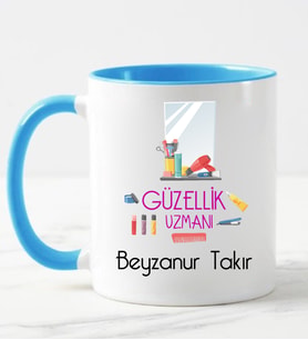 Güzellik Uzmanı Kupa Bardağı Mavi