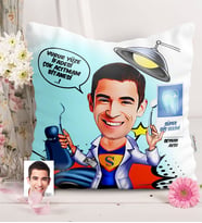 BK Gift Kişiye Özel Bay Diş Hekimi Karikatürlü  Yastık  1