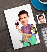 BK Gift Kişiye Özel Bay Karikatürlü Defter-2