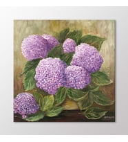 Arty Tablo Ortanca Çiçeği Tablo (Karışık)
