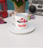 Mesajlı Fizyoterapist Türk Kahvesi Fincanı