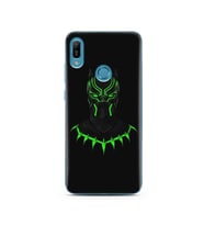 Black Panter Tasarım Süper Şeffaf Silikon Telefon Kılıfı Huawei Y6 (Prime) 2019