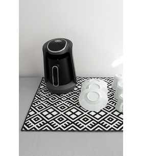 Baskılı Bulaşık Kurutma Matı 46x36 Cm Kurulama Bezi Örtüsü Mf-057