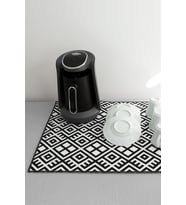 Baskılı Bulaşık Kurutma Matı 46x36 Cm Kurulama Bezi Örtüsü Mf-057
