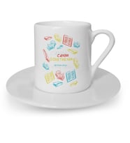 BK Gift Kişiye Özel Canım Öğretmenim Türk Kahvesi Fincanı  3