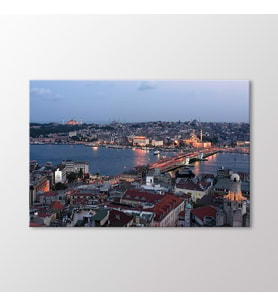 Arty Tablo Galata Köprüsü Tablo (Karışık)