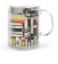 BK Gift Kişiye Özel Retro Vhs Tasarımlı Cam Kupa Bardak  1
