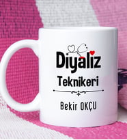 Diyaliz Teknikeri Tasarımlı Kişiye Özel Diyaliz Teknikeri Kupa Bardak