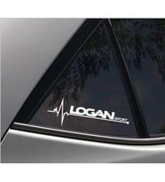 Dacia Logan Napız Kalp Kelebek Cam için Sticker Yapıştırma