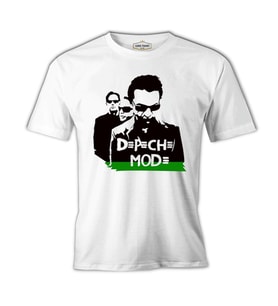 Depeche Mode Beyaz Erkek Tshirt
