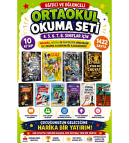 Ortaokul ( 4. 5. 6. 7. 8. Sınıf) Eğitici ve Eğlenceli Roman Seti 12 Kitap 1850 Sayfa