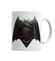 Superman Ve Batman Dc Logo Kupa Bardak Porselen