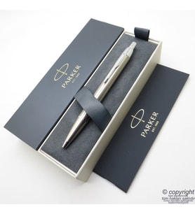 Parker Im Metal Brushed Tükenmez Kalem CT  Parker Kalem  İsme Özel Kalem  Hediyelik Kalem