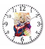 Bokuno heroacademia Plus  Duvar Saati Bombeli Gercek Cam