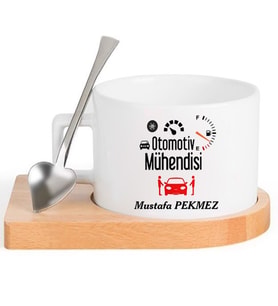 Otomotiv Mühendisi  FİNCAN Seti (Beyaz)