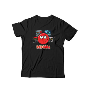 Redball Çocuk Siyah Tişört
