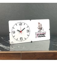 Felsefe Öğretmeni Ahşap Masa Saati
