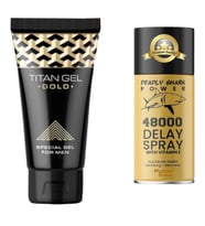 DELAY 48000 GECİKTİRİCİ SPREY + TİTANGEL GOLD ERKEK  PENS BAKIM JELİ %100 ORJİNAL İTHAL ÜRÜN YÜKSEK KALİTE