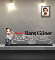 Kişiye Özel Golfçü Karikatürlü Kolay Yetişmiyor Ahşap Biblo Bay-3