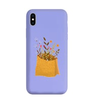 Lila Lansman Telefon Kılıfı Iphone X