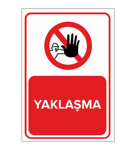 MIGNATIS - Yaklaşma Levhası - Sac Malzeme 50x70cm