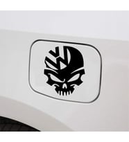 Araba Depo Kapağı Sticker Volkwagen Kuru Kafa Oto Sticker 2 Adet