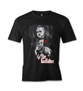 The Godfather Siyah Erkek Tshirt