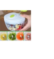 3 Bıçaklı İpli El Rondosu Doğrayıcı Asorti Sebze Doğrayıcı El Blender Rondo  ZARİFF HOME