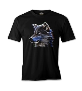Kurt - Işık Siyah Erkek Tshirt