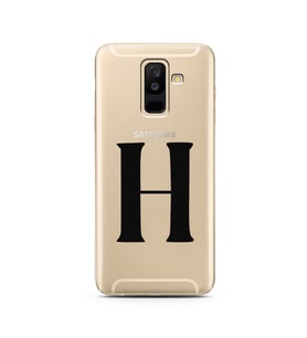 Samsung A6 Plus Harf Tasarımlı Telefon Kılıfı H-Harfi 