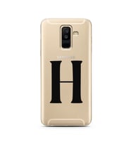 Samsung A6 Plus Harf Tasarımlı Telefon Kılıfı H-Harfi 