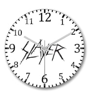 Slayer Duvar Saati Bombeli Gercek Cam-Recovered