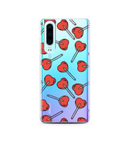 Şeker Tasarımlı Süper Şeffaf Silikon Telefon Kılıfı Huawei P30  