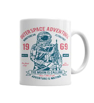 Outerspace Adventure Kupa Bardak Porselen