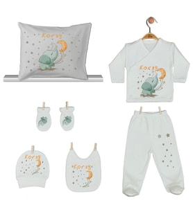 Pia Baby Gl 1925-08 İsme Özel Yastık Zıbın Set