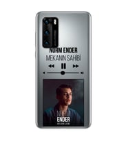 Norm Ender Mp3 Tasarımlı Süper Şeffaf Silikon Telefon Kılıfı Huawei P40