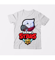 Brawl Stars CROW Çocuk Beyaz Tişört