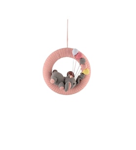 Wellgro Cuddly Amigurumis Sevimli Fil Kapı Süsü (Pembe)