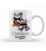 Cuphead and  Mugman  Kupa Bardak Porselen