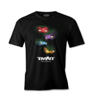 Teenage Mutant Ninja Turtles Siyah Erkek Tshirt