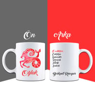 Kişiye Özel Oğlak Burcu Kupa Bardak 85934