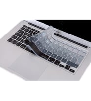 Laptop MacBook Air Pro Klavye Koruyucu 13inc 15-17inc Türkçe Baskı A1466 Ombre (Siyah-Gri)