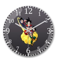 Son Goku Dragon Ball 2 Duvar Saati Bombeli Gercek Cam