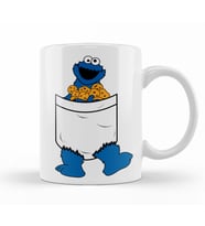 Cookie Monster Kurabiye Canavarı Kupa Bardak Porselen
