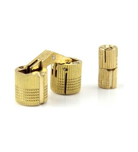 Silindir Masa Menteşesi Pirinç 10mm (2 Adet)