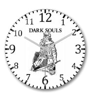 Dark Soul 2 Duvar Saati Bombeli Gercek Cam